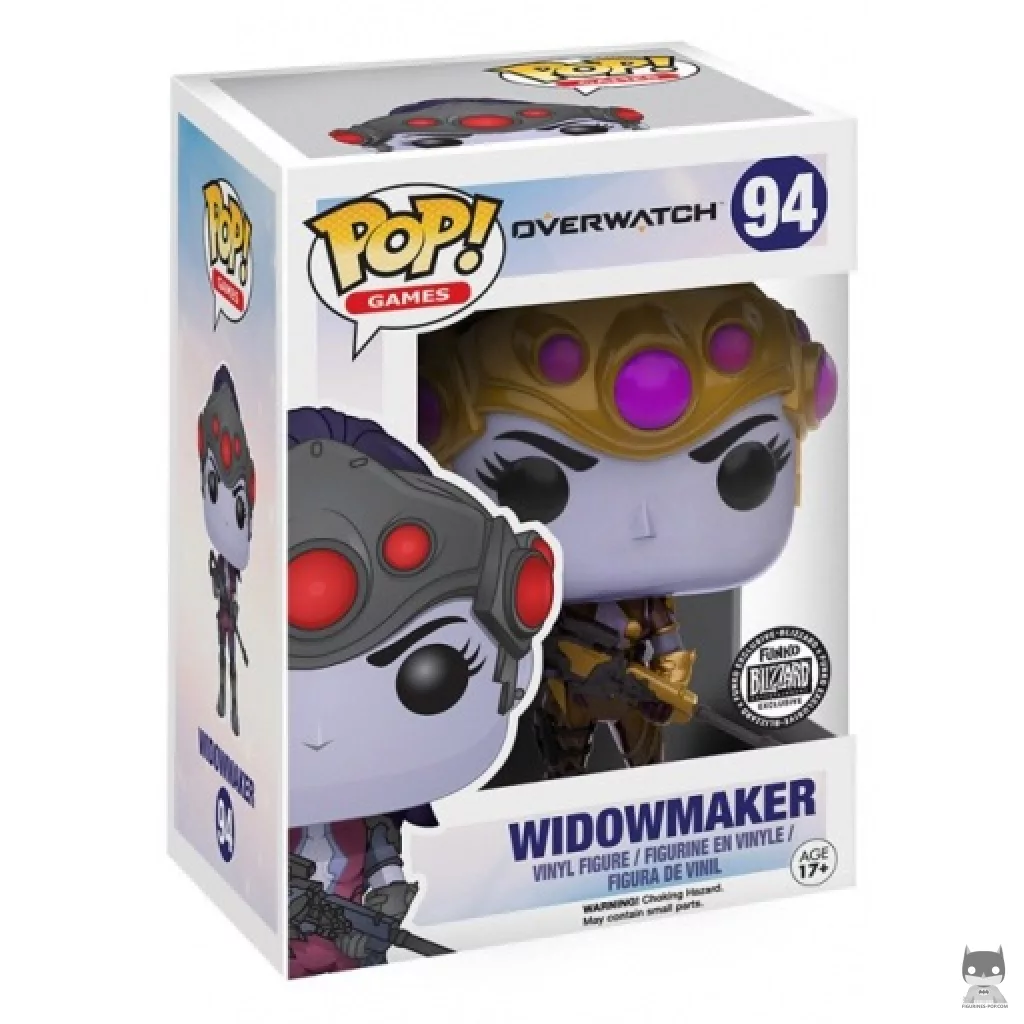 Figura Funko Pop! Widowmaker (Pátina) en su caja