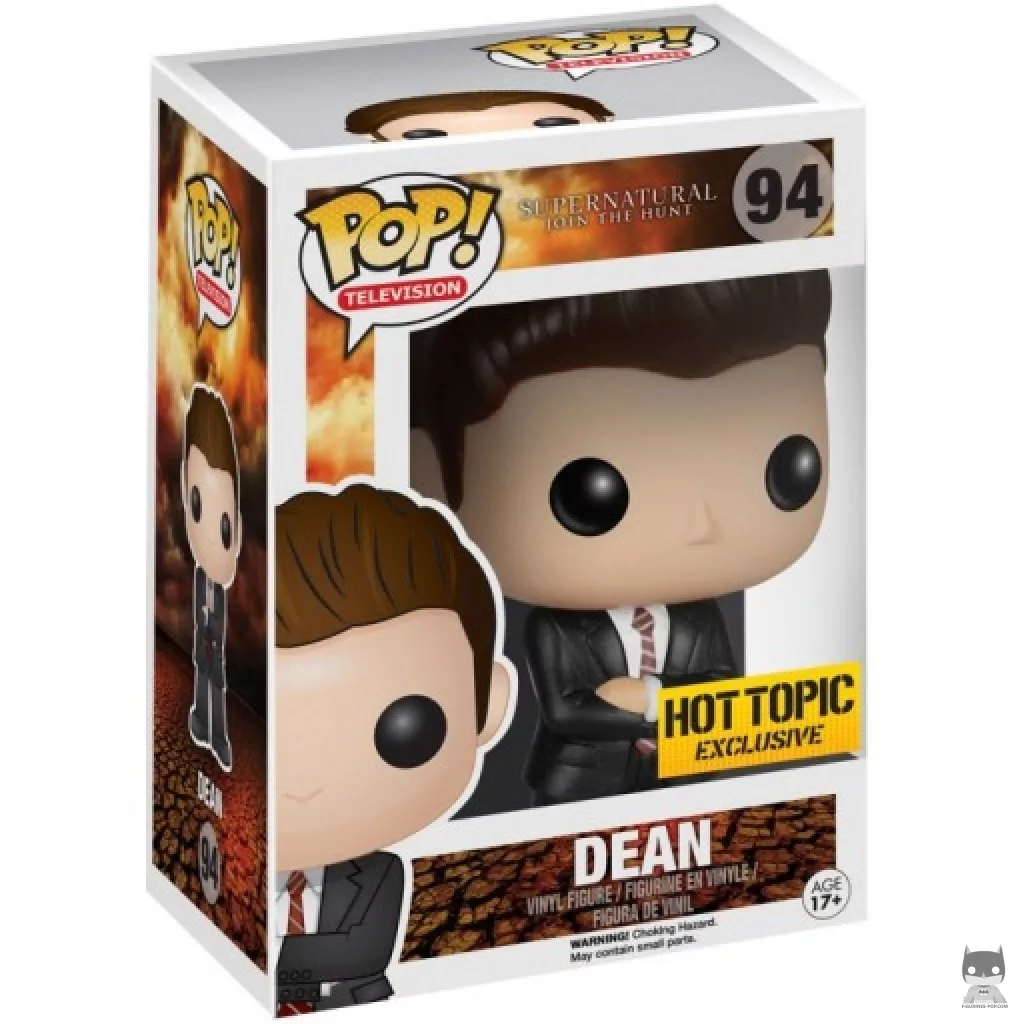 Figura Funko Pop! Dean Winchester de incógnito en su caja