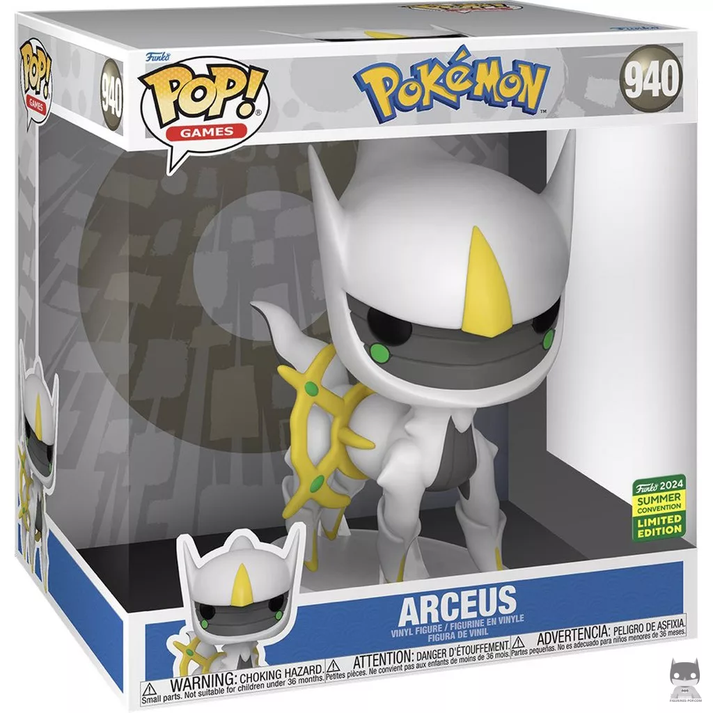 Figura Funko Pop! Arceus (Supersized) en su caja