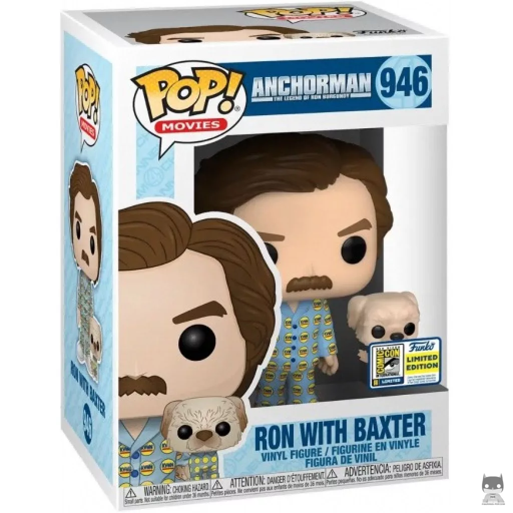Figura Funko Pop! Ron con Baxter en su caja