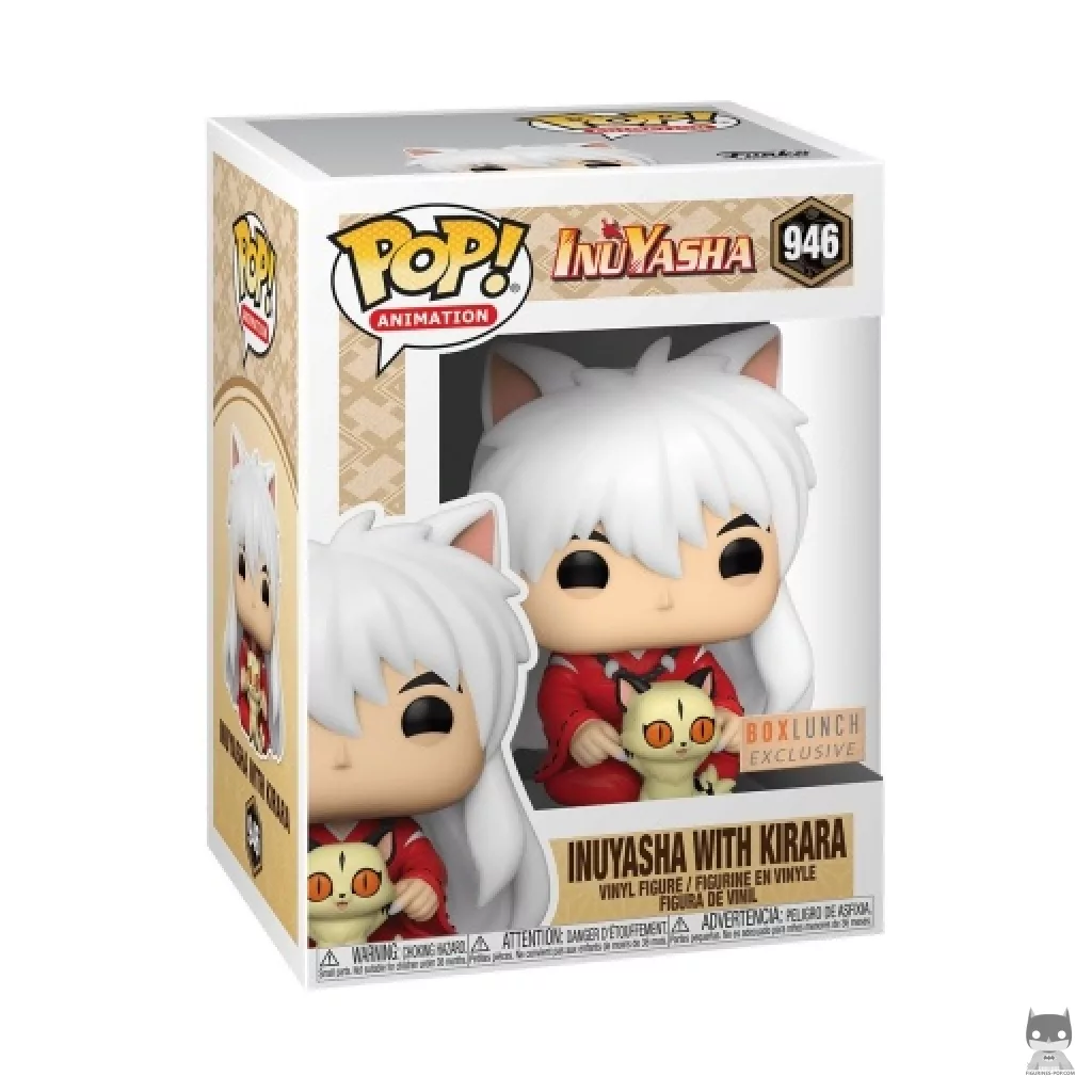 Figura Funko Pop! Inuyasha con Kirara en su caja
