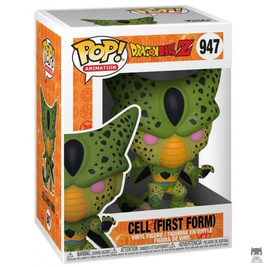 Figura Funko Pop! Cell primera forma en su caja