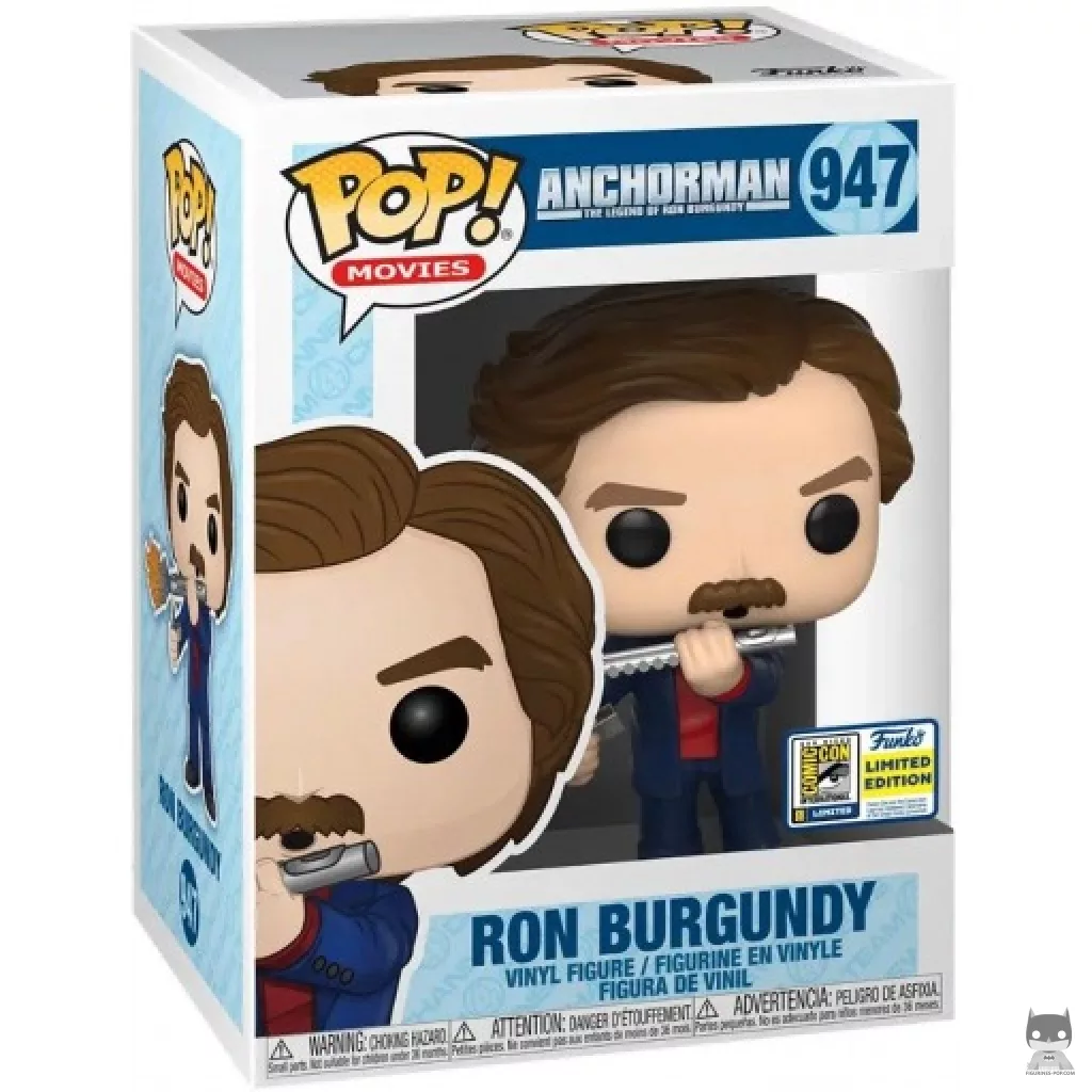Figura Funko Pop! Ron Burgundy en su caja