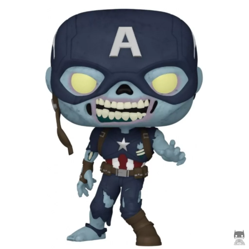 Figura Funko Pop! Capitán América zombi (¿Qué pasaría si...?)