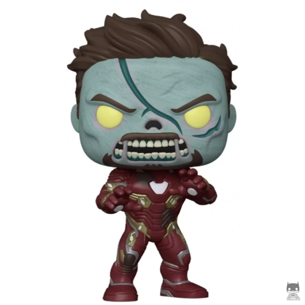 Figura Funko Pop! Iron Man zombi (Supersized) (¿Qué pasaría si...?)