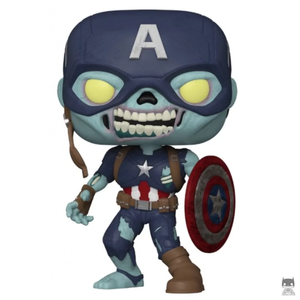 Figura Funko Pop! Capitán América zombi (Supersized) (¿Qué pasaría si...?)