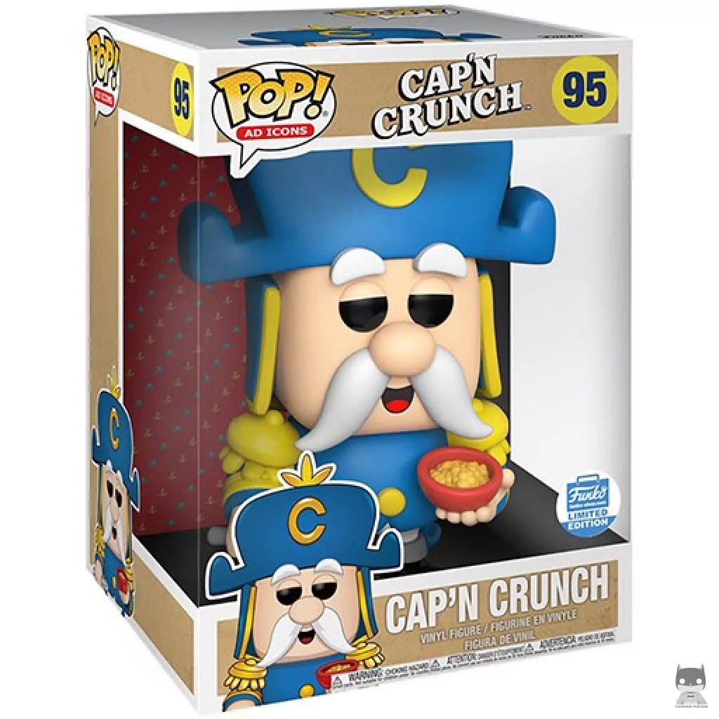 Figura Funko Pop! Cap'n Crunch (Supersized) en su caja