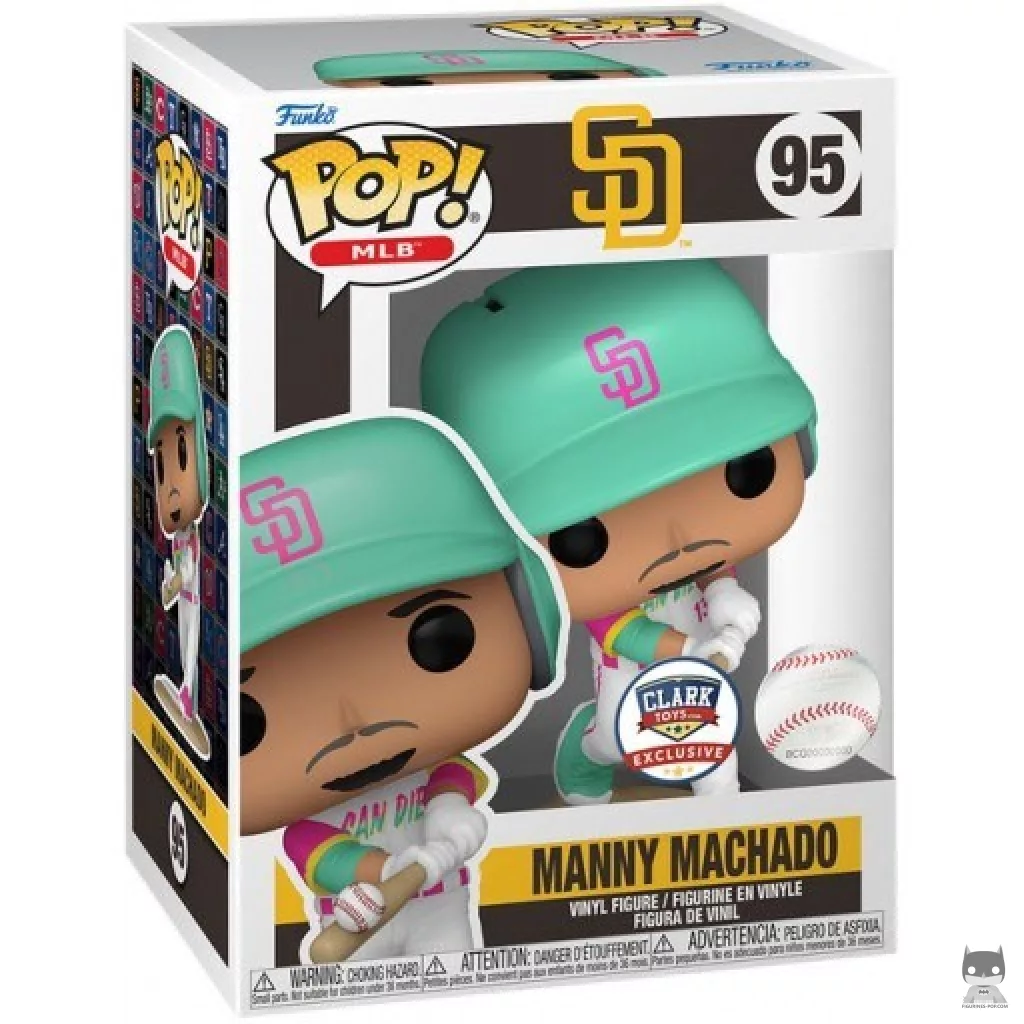 Figura Funko Pop! Manny Machado (Bateando) en su caja