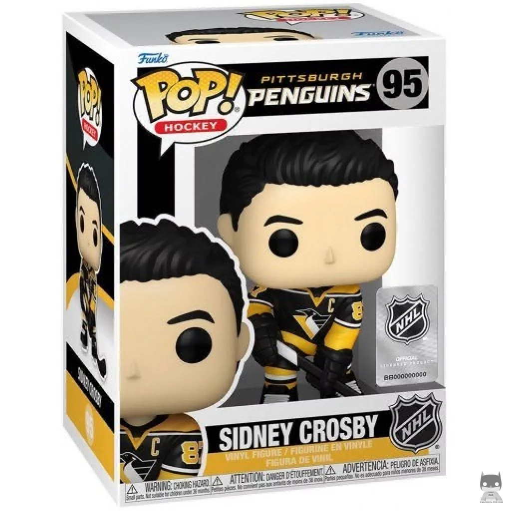 Figura Funko Pop! Sidney Crosby en su caja