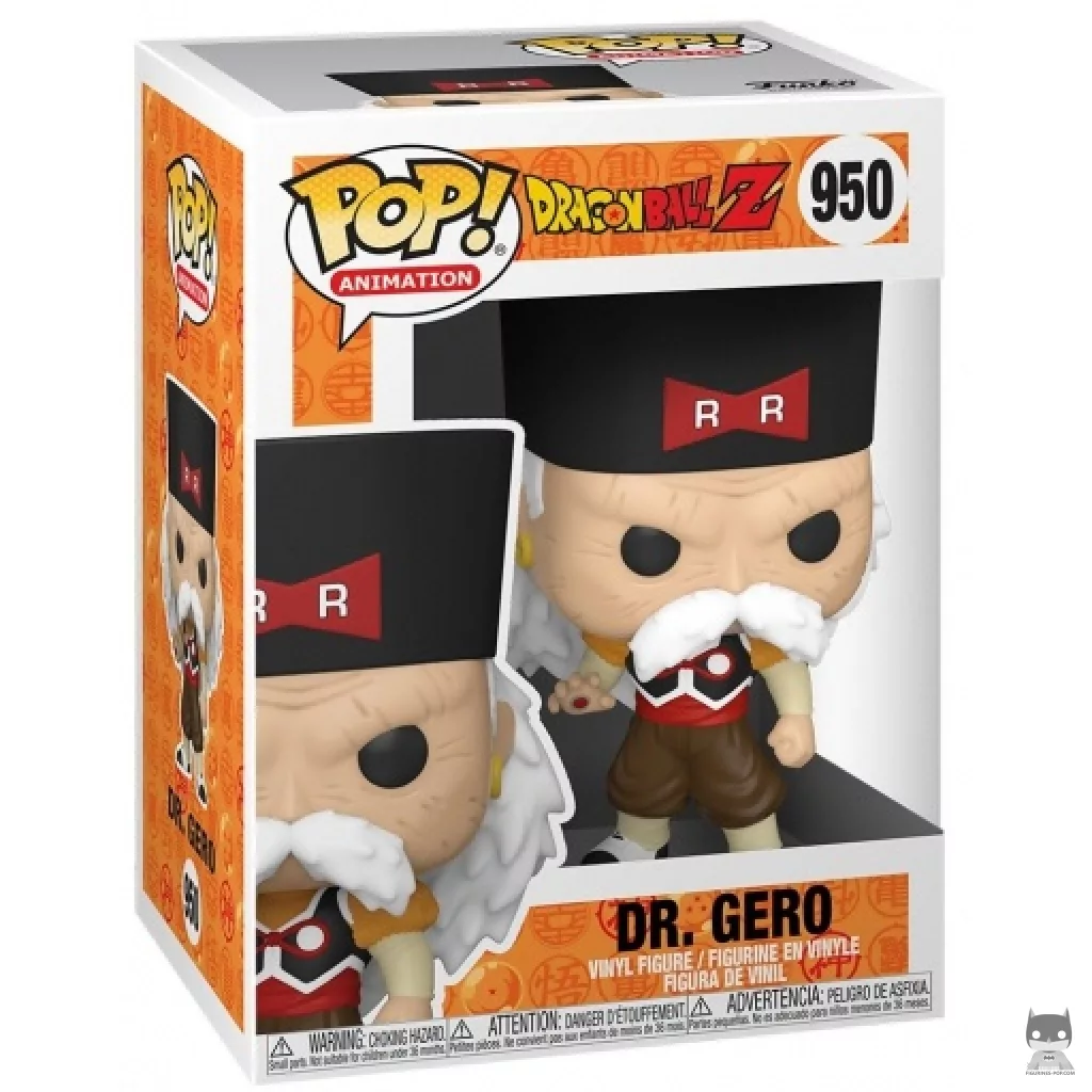 Figura Funko Pop! Doctor Gero en su caja