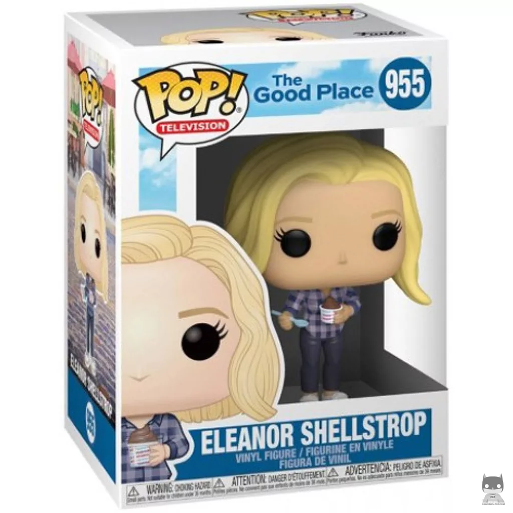 Figura Funko Pop! Eleanor Shellstrop en su caja