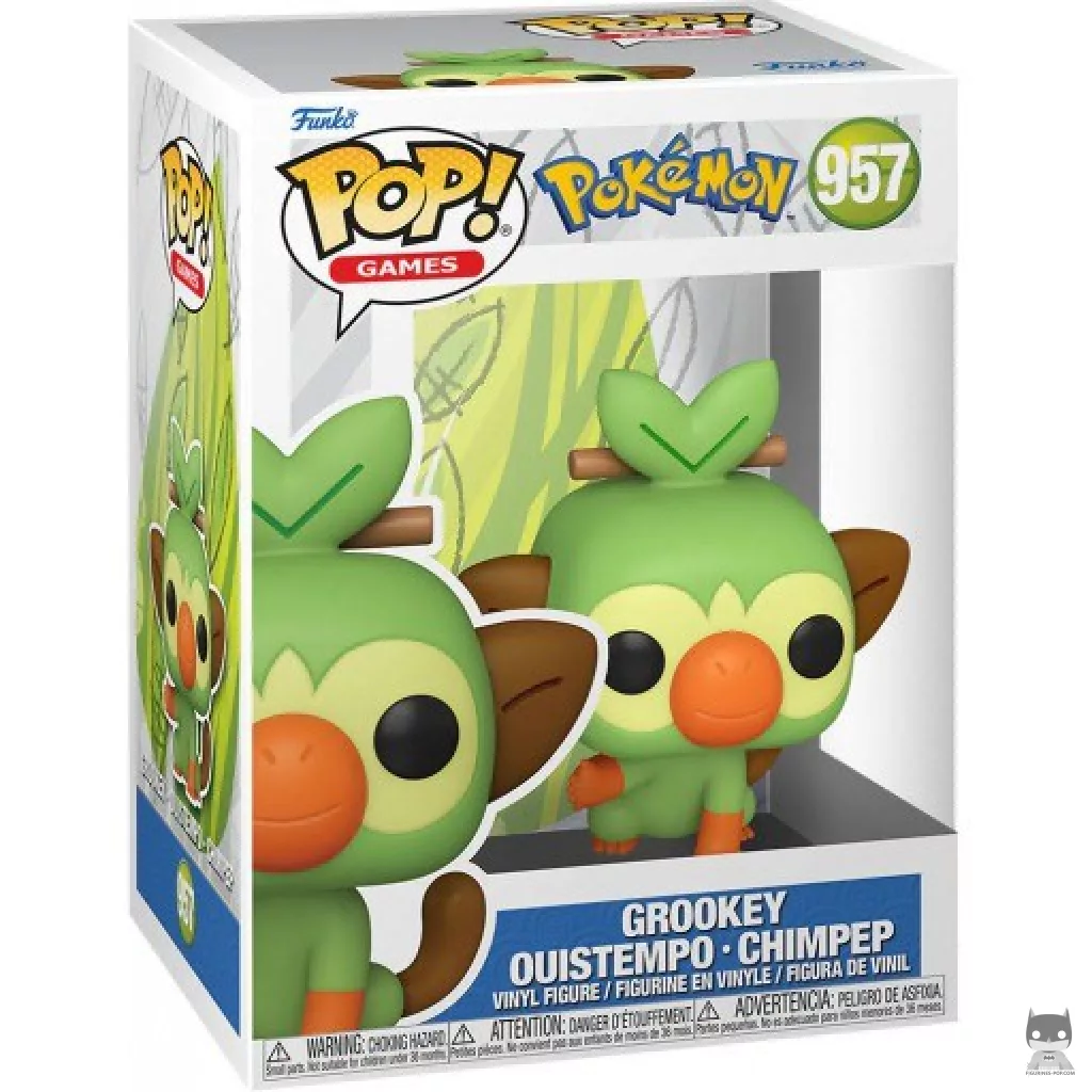 Figura Funko Pop! Grookey en su caja