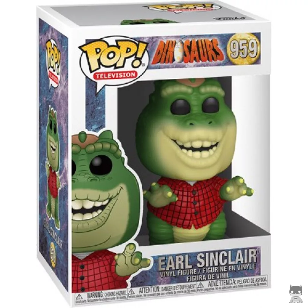 Figura Funko Pop! Earl Sinclair en su caja