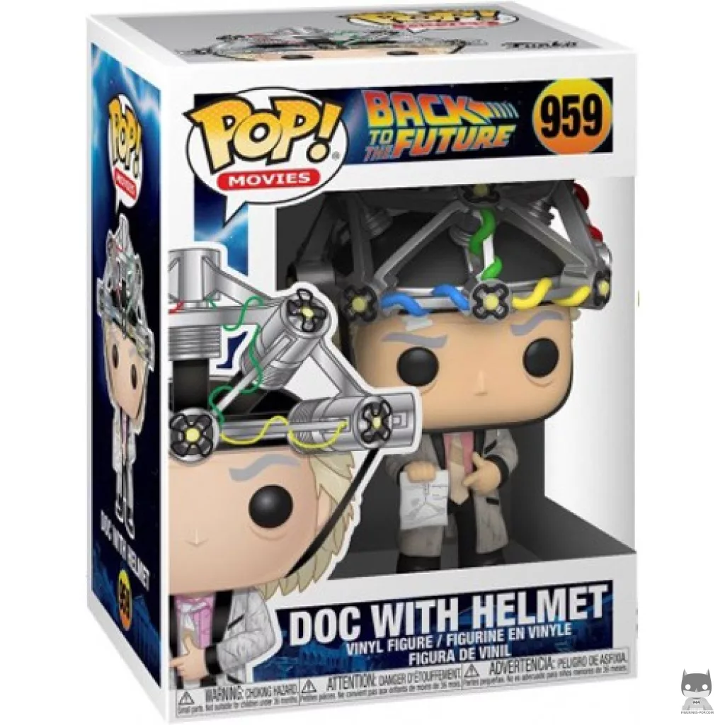 Figura Funko Pop! Doc con casco en su caja