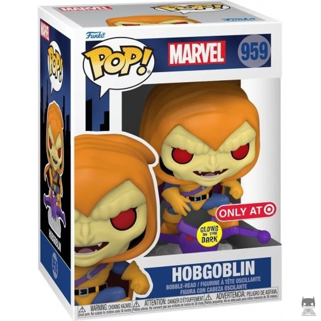 Figura Funko Pop! Duende Macabro (Brilla en la oscuridad) en su caja