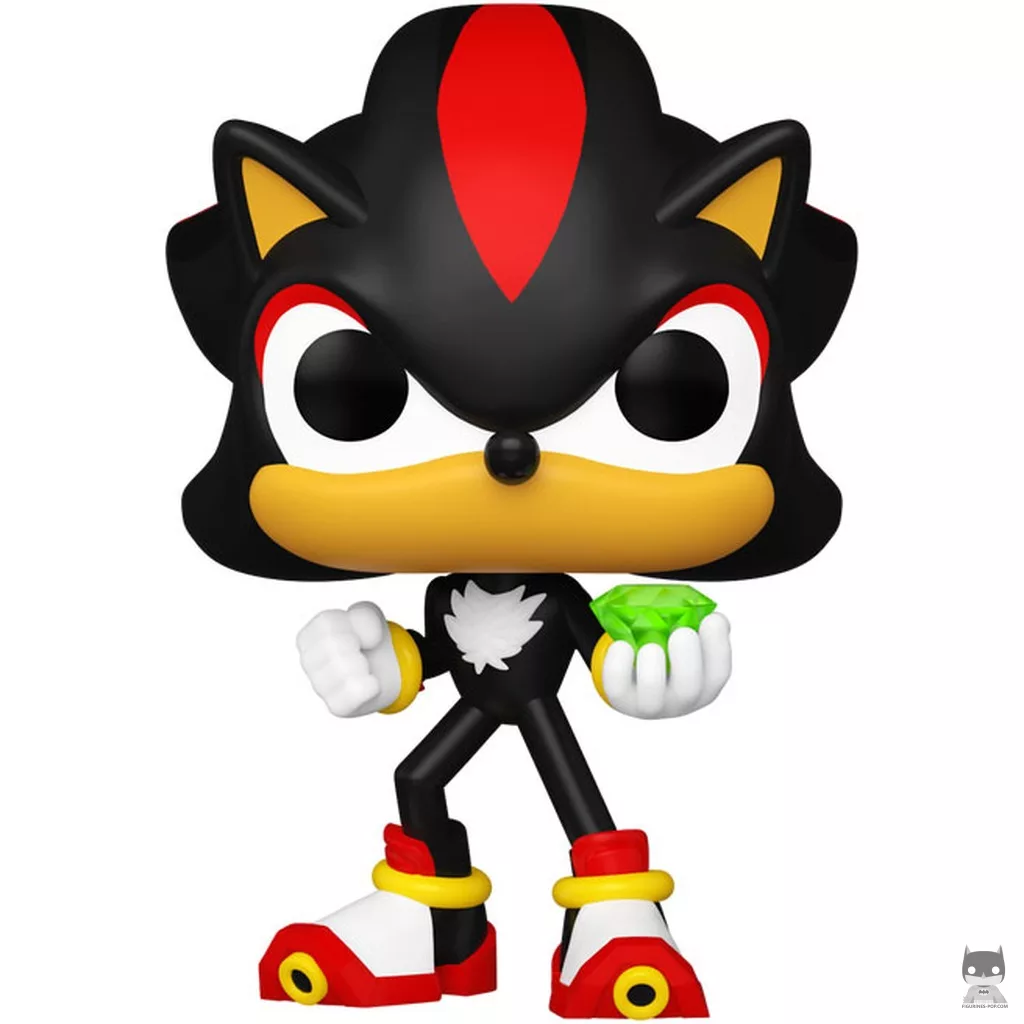 Figura Funko Pop! Shadow con la Esmeralda del Caos (Sonic The Hedgehog)