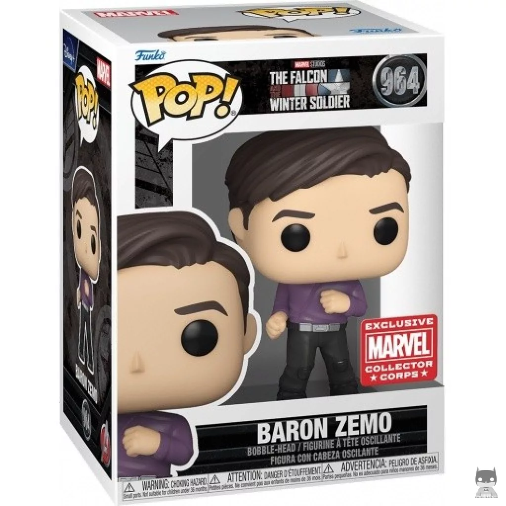 Figura Funko Pop! Barón Zemo en su caja