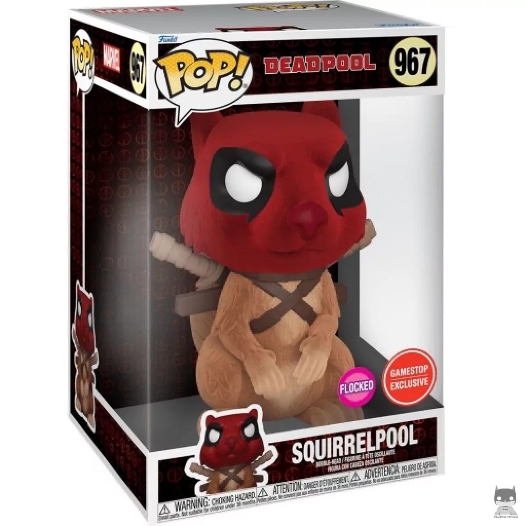 Figura Funko Pop! Squirrelpool (Flocado) en su caja