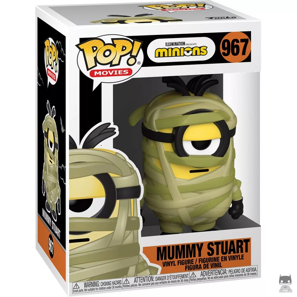 Figura Funko Pop! Stuart momia en su caja