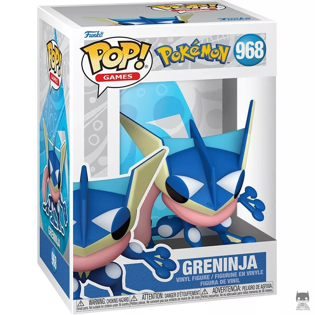 Figura Funko Pop! Greninja en su caja