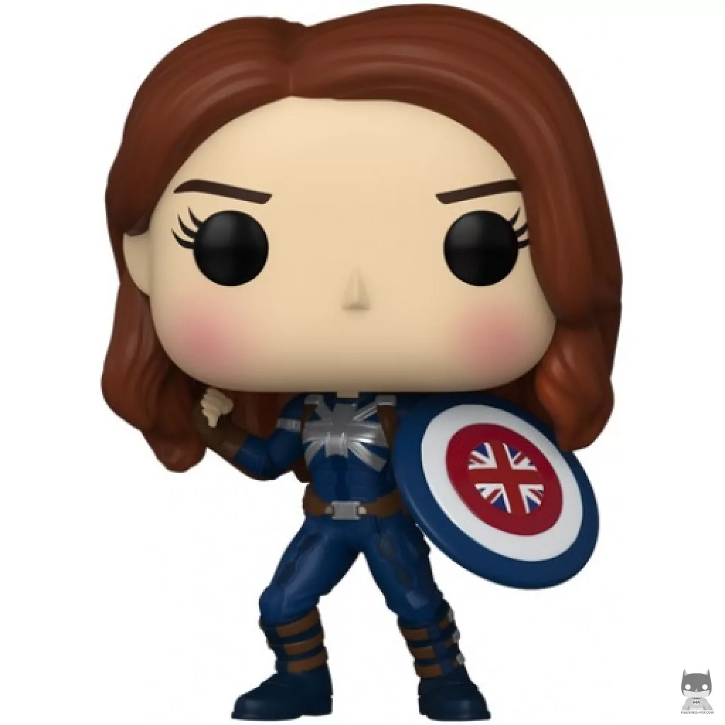 Figura Funko Pop! Capitana Carter con traje sigiloso (¿Qué pasaría si...?)