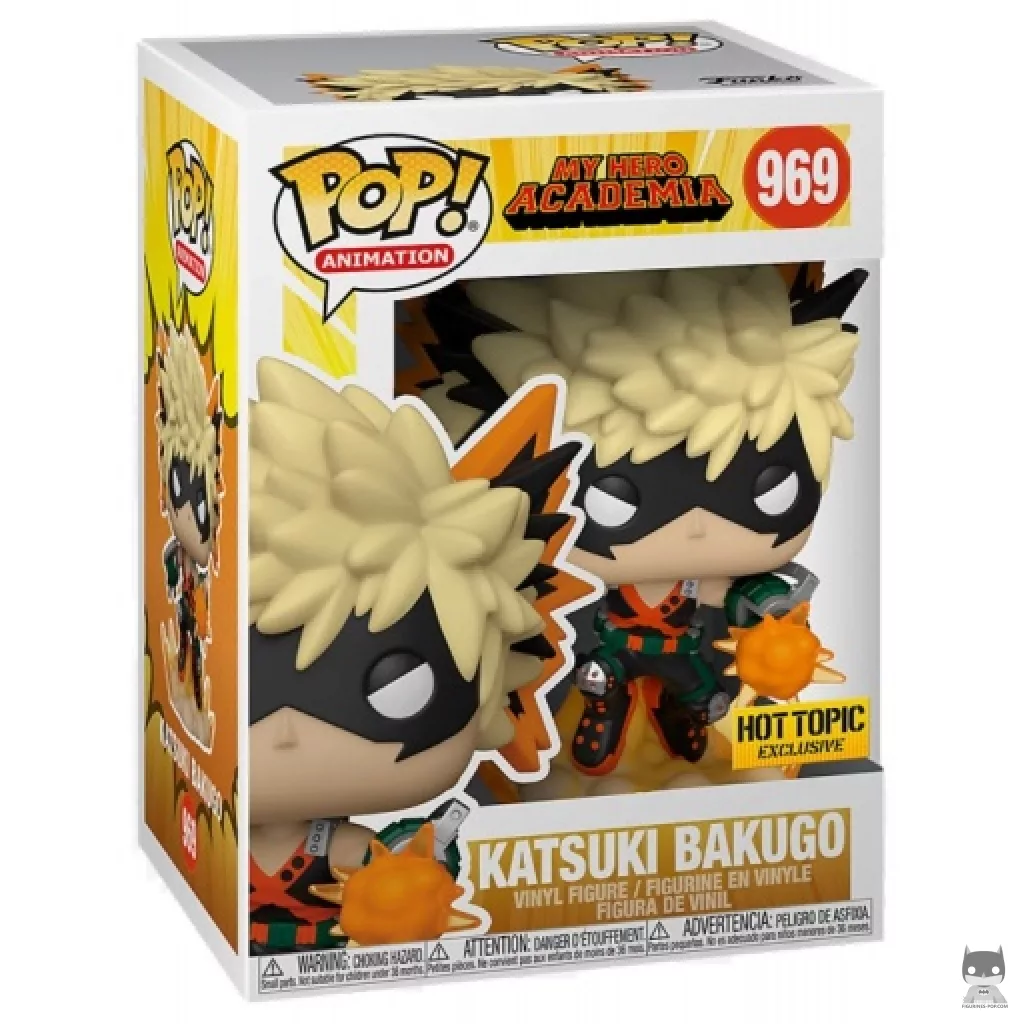 Figura Funko Pop! Katsuki Bakugo en su caja