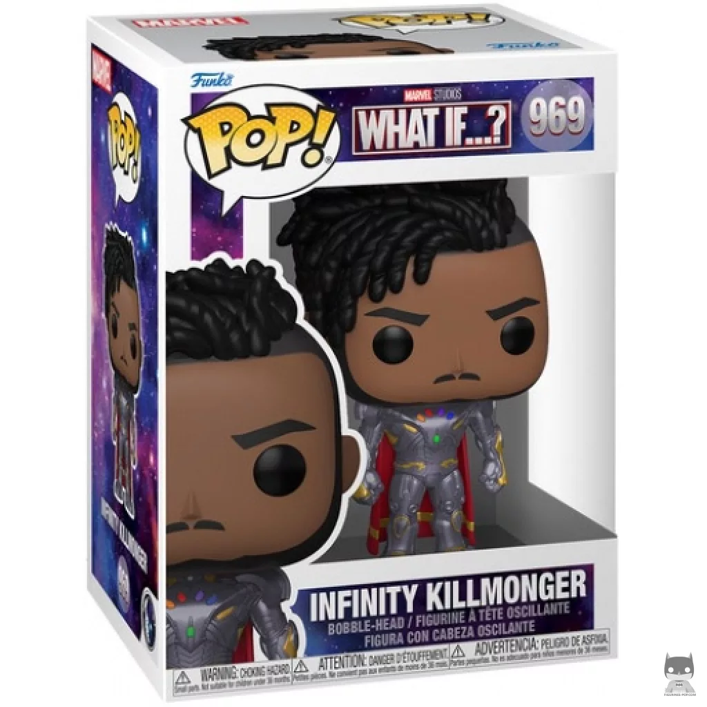 Figura Funko Pop! Killmonger Infinito en su caja