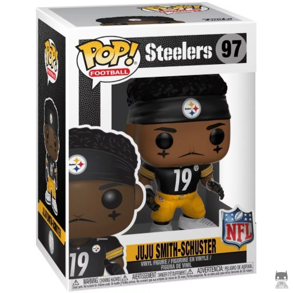 Figura Funko Pop! Ju Ju Smith Schuster en su caja