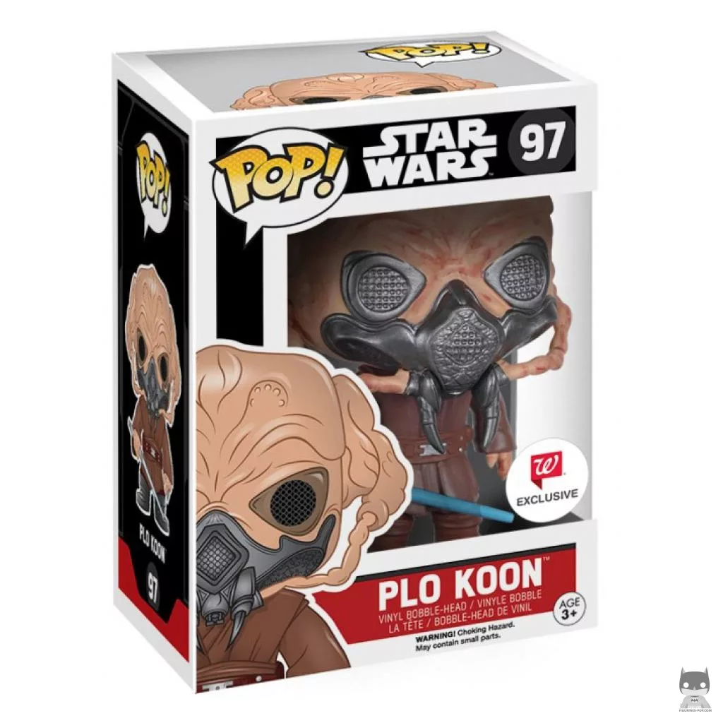 Figura Funko Pop! Plo Koon en su caja