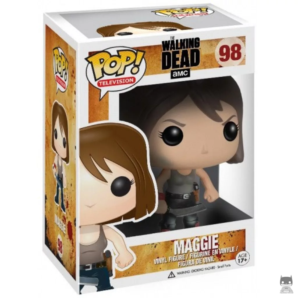 Figura Funko Pop! Carl Grimes (Ensangrentado) en su caja