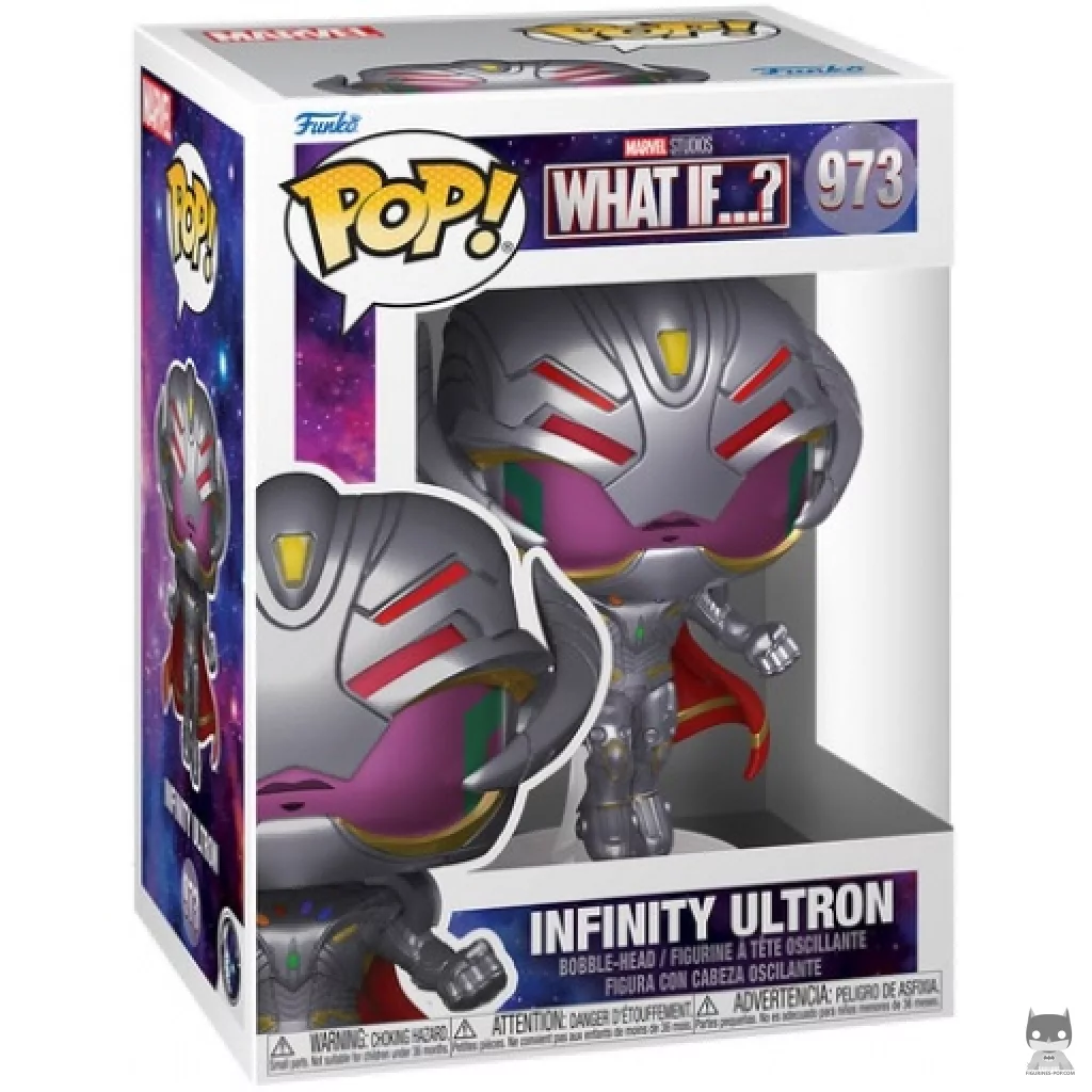 Figura Funko Pop! Infinity Ultron en su caja