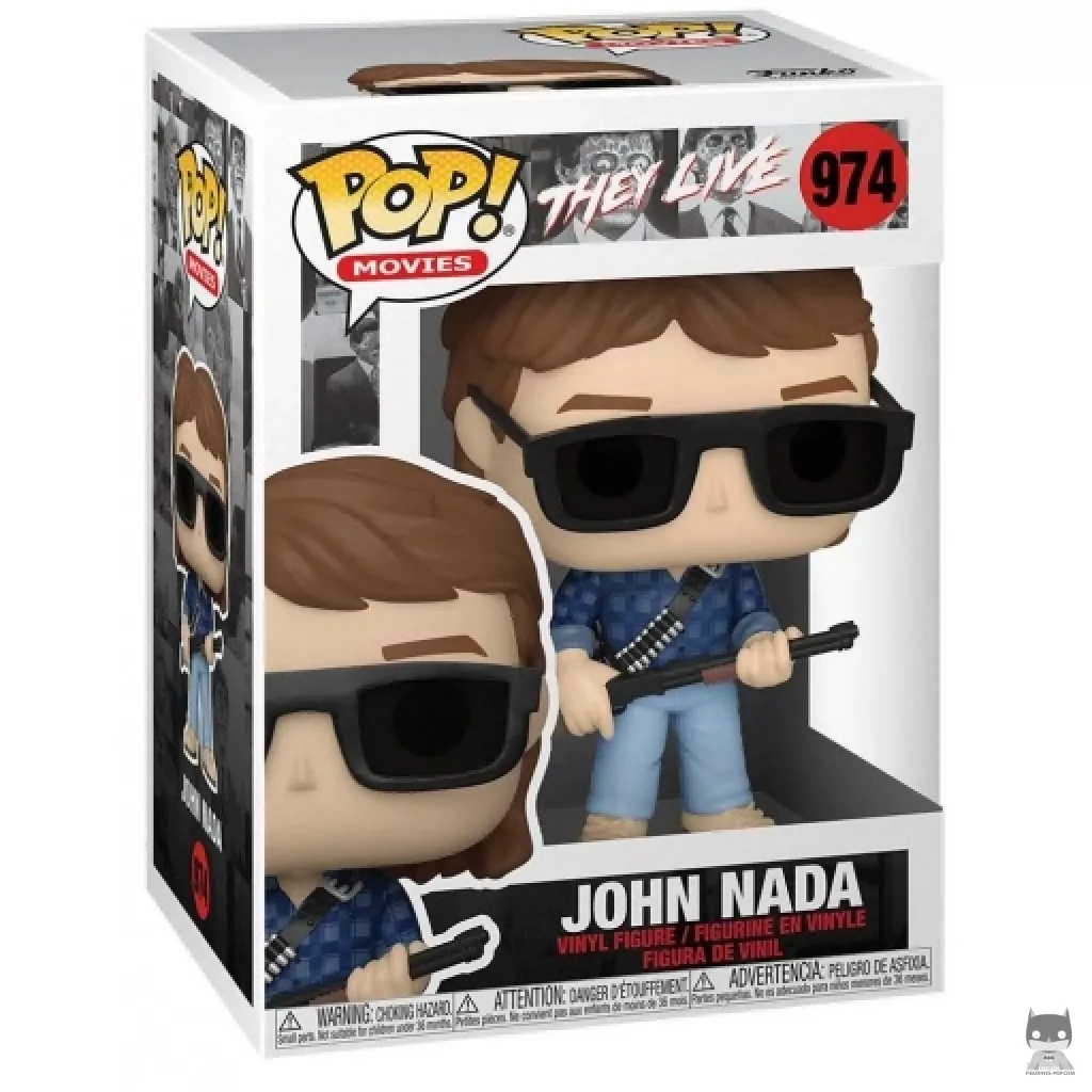 Figura Funko Pop! John Nada en su caja