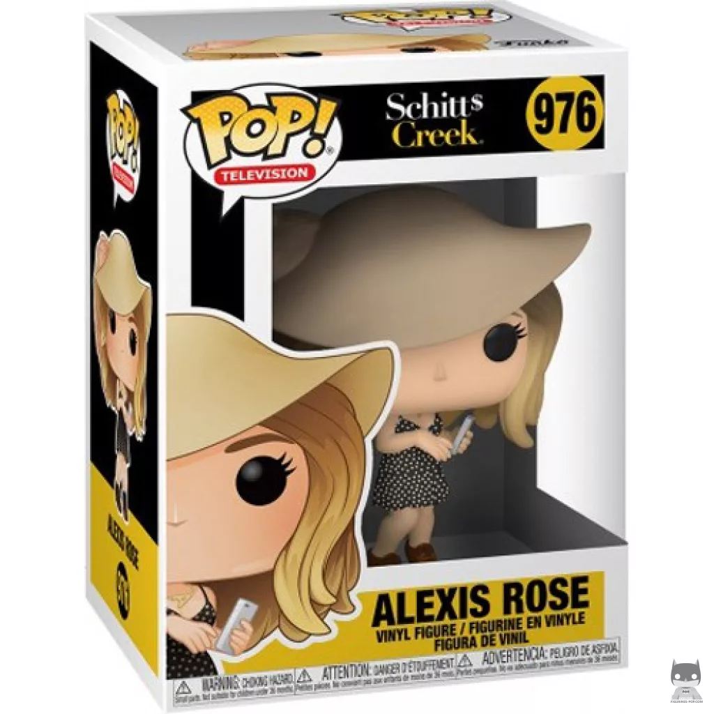 Figura Funko Pop! Alexis Rose en su caja