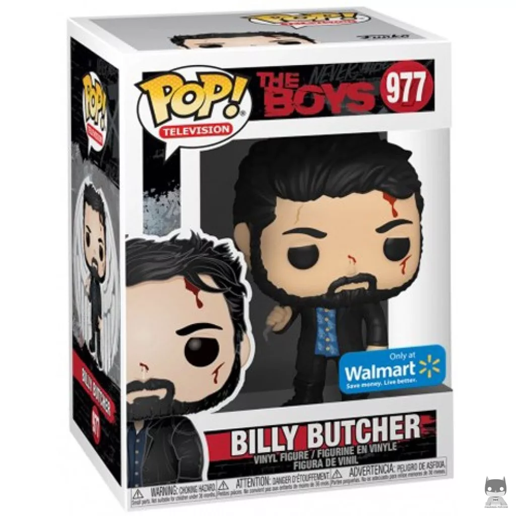 Figura Funko Pop! Billy Butcher (Ensangrentado) en su caja