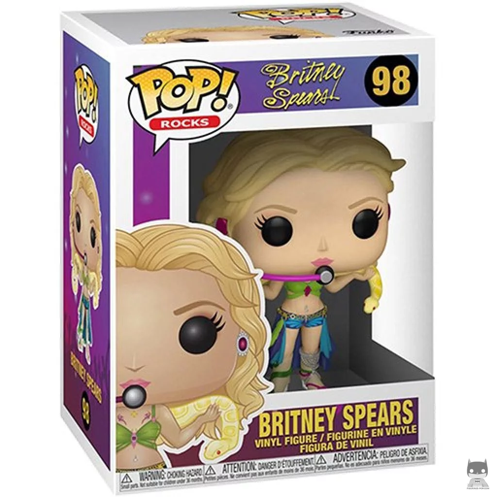 Figura Funko Pop! Britney Spears (Slave 4 U) en su caja