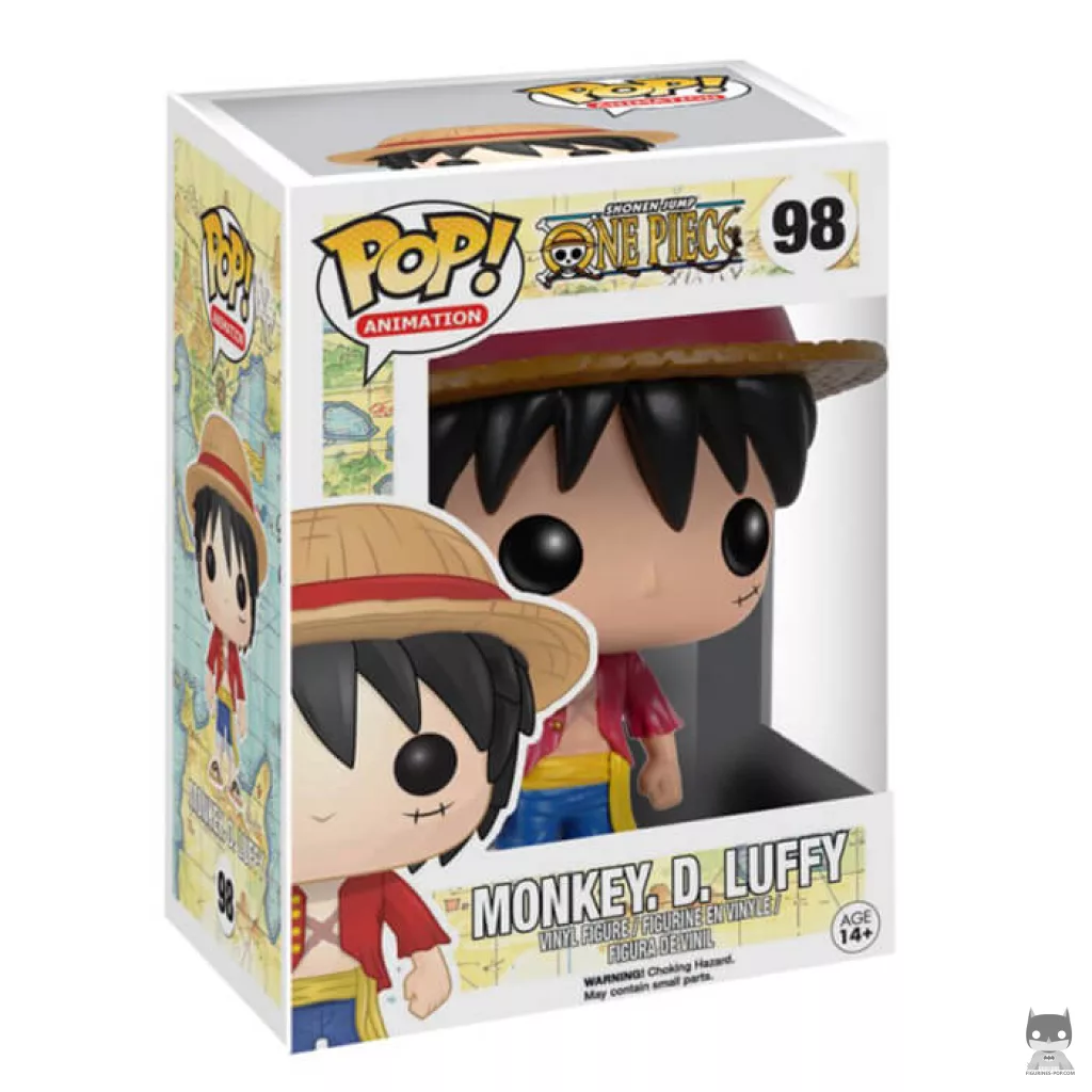 Figura Funko Pop! Monkey D. Luffy en su caja