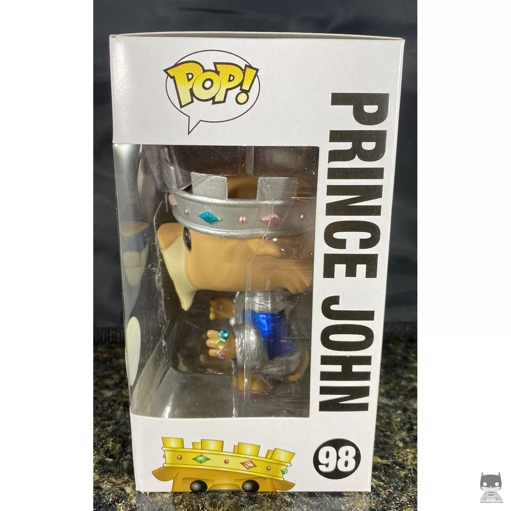 Figura Funko Pop! Príncipe Juan (Metalizado) en su caja