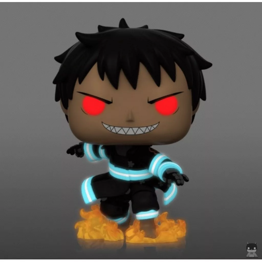 Figura Funko Pop! Shinra con fuego (Brilla en la oscuridad) (Fire Force)