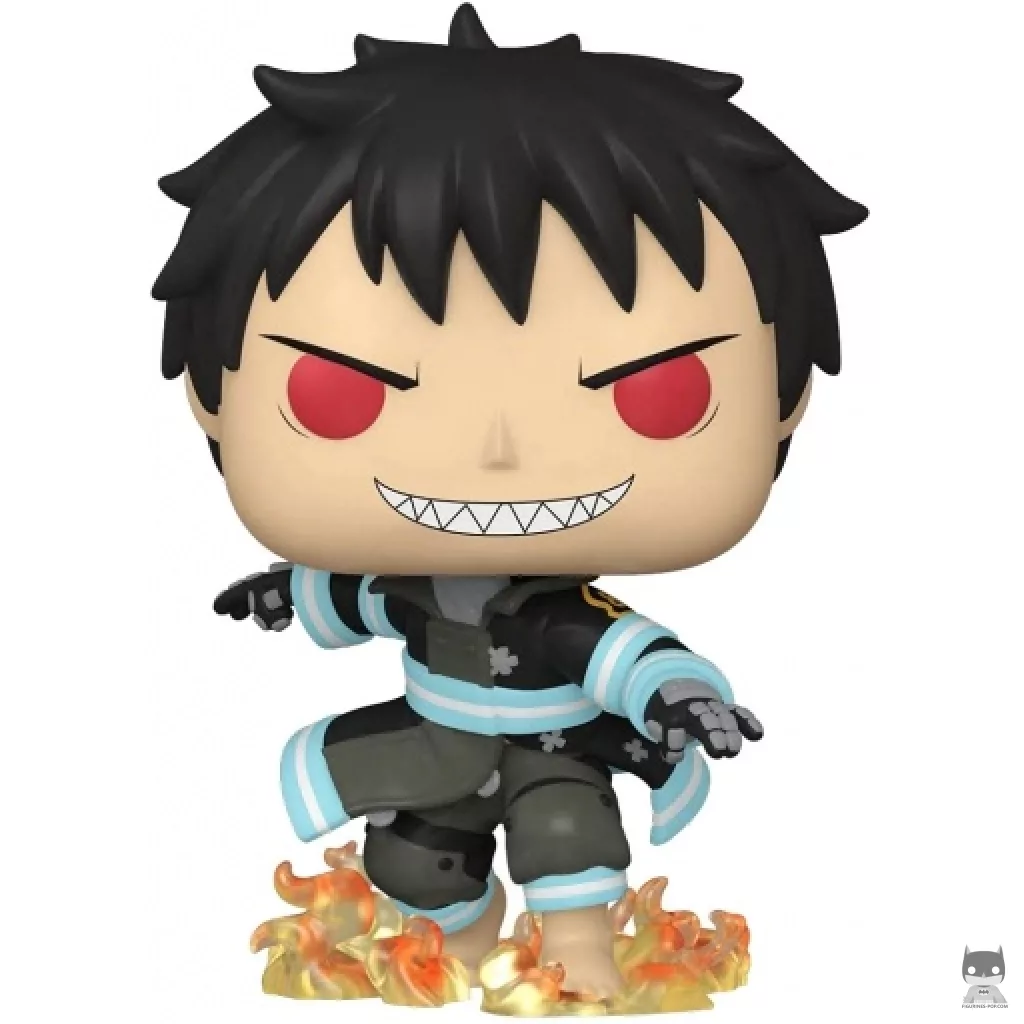 Figura Funko Pop! Shinra con fuego (Fire Force)