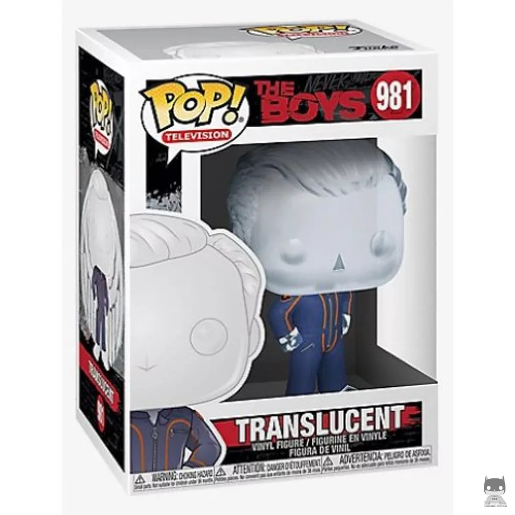 Figura Funko Pop! Translúcido (Transparente) en su caja