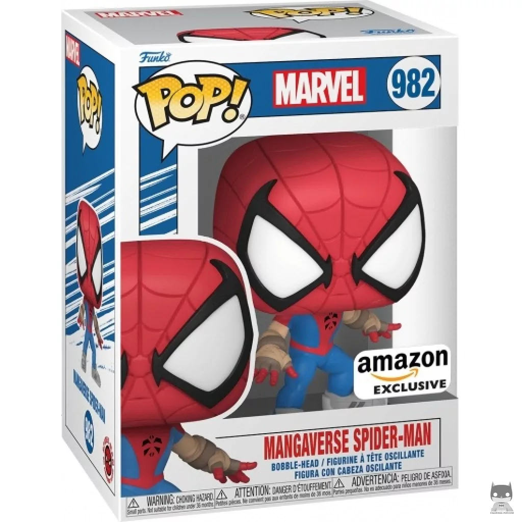 Figura Funko Pop! Spider-Man Mangaverse en su caja