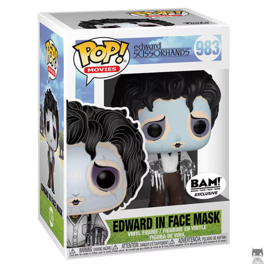 Figura Funko Pop! Eduardo con mascarilla facial en su caja