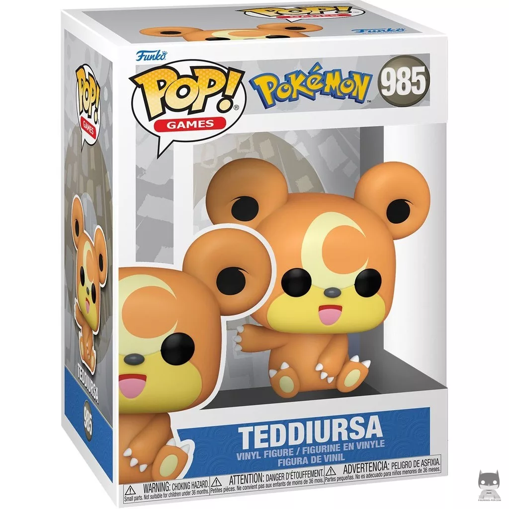 Figura Funko Pop! Teddiursa en su caja