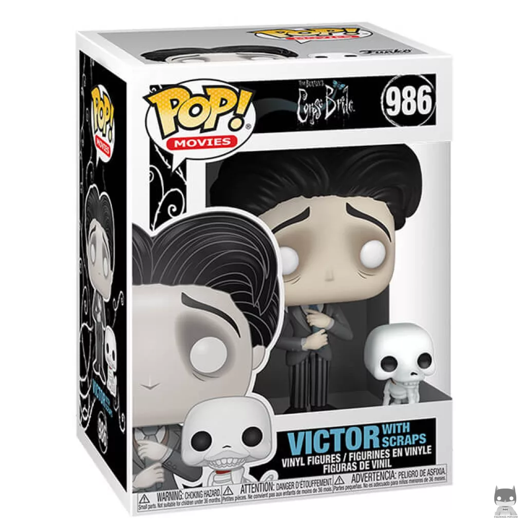 Figura Funko Pop! Victor con Scraps en su caja