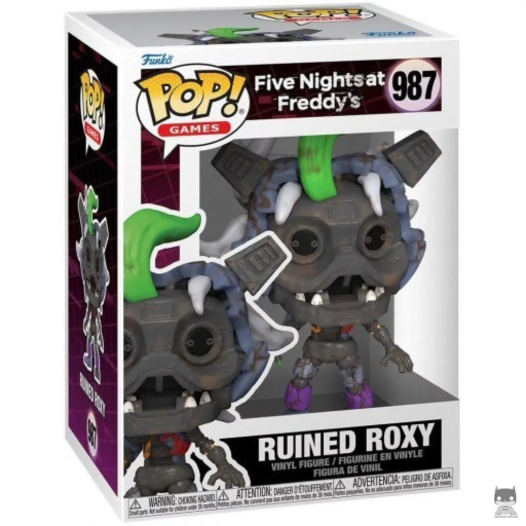 Figura Funko Pop! Ruined Roxy en su caja