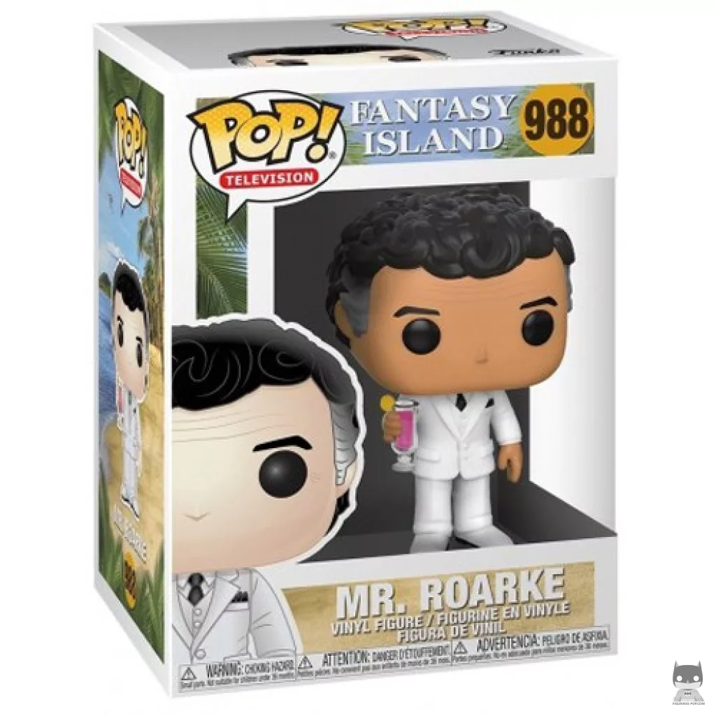 Figura Funko Pop! Mr. Roarke en su caja