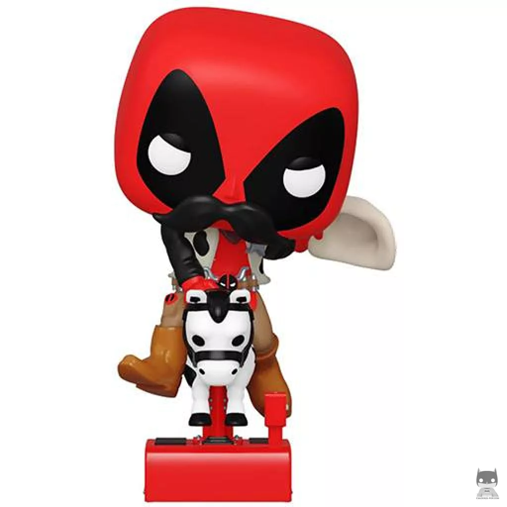 Figura Funko Pop! Deadpool sheriff montando a caballito (Deadpool)