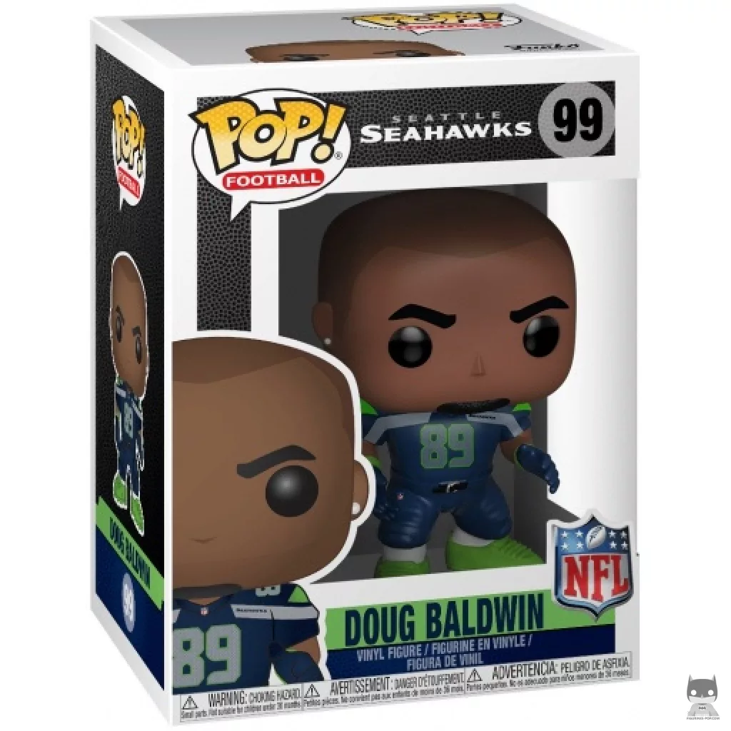 Figura Funko Pop! Doug Baldwin en su caja