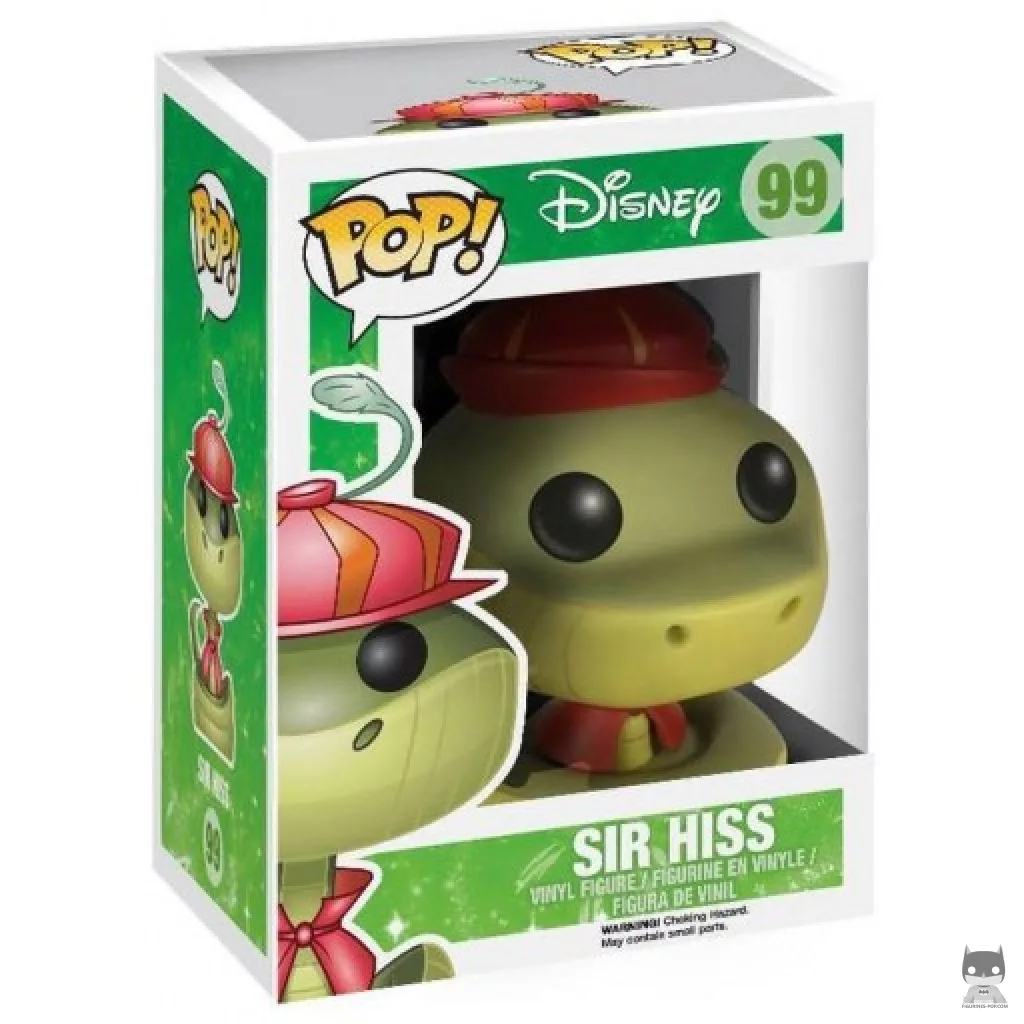 Figura Funko Pop! Sir Hiss en su caja