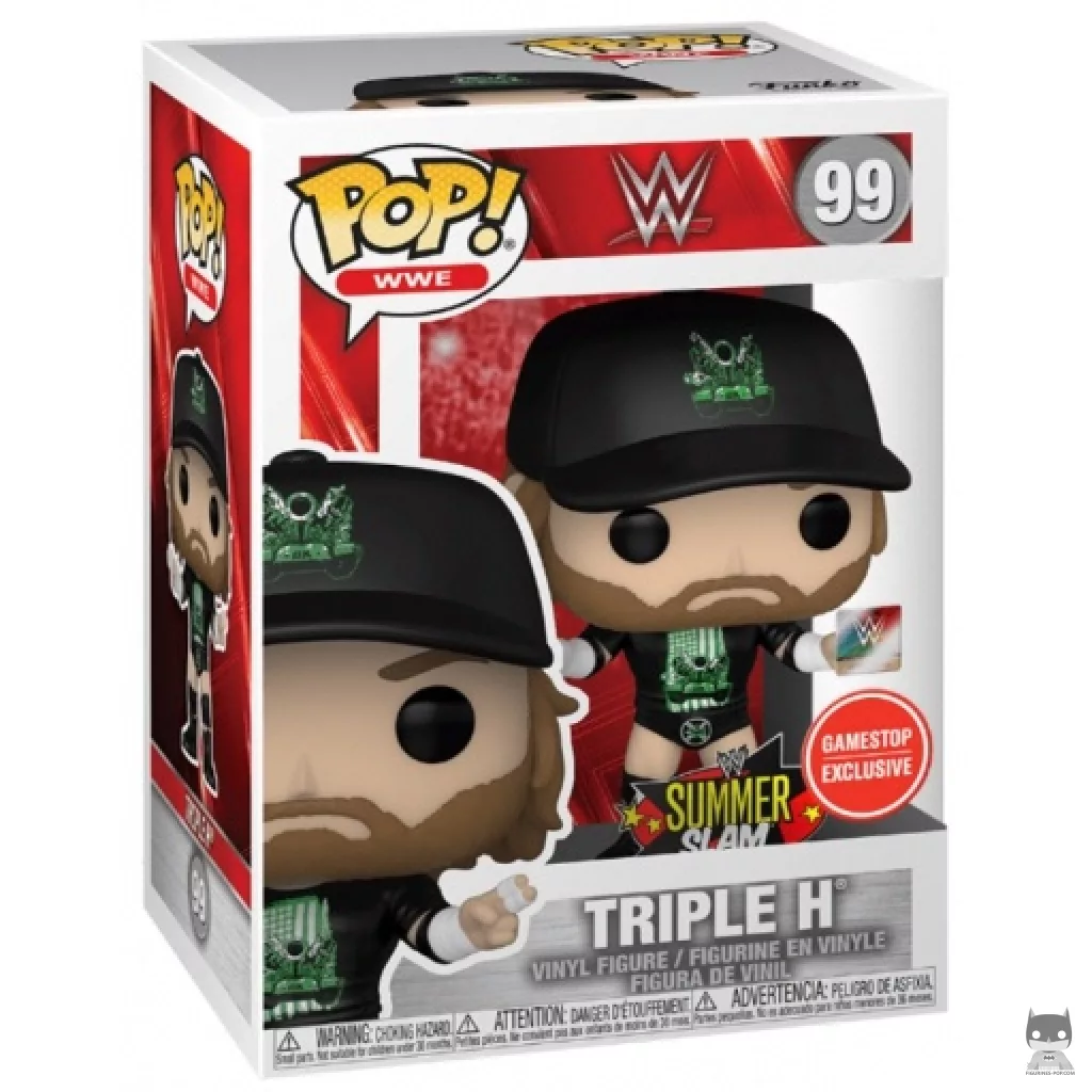 Figura Funko Pop! Triple H en su caja